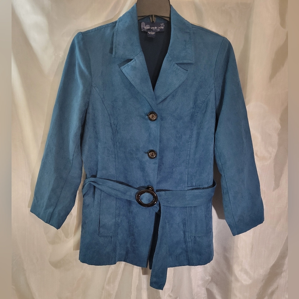 COPY - Susan Graver suede topper